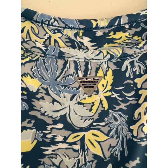 Columbia Womens Sleeveless Dress Omni Freeze PFG Tropical Fish Print Size Med - Picture 4 of 7